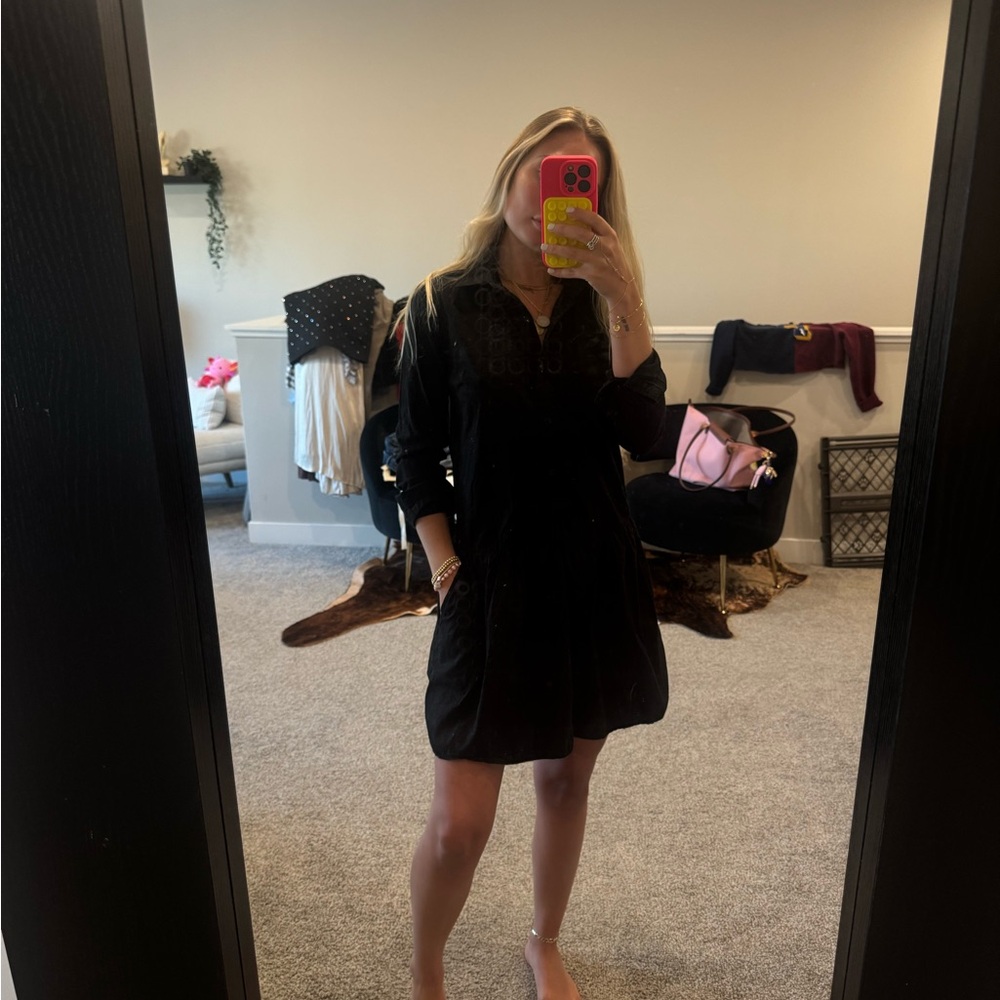 Elegant Black ballon Women's splendid Dress